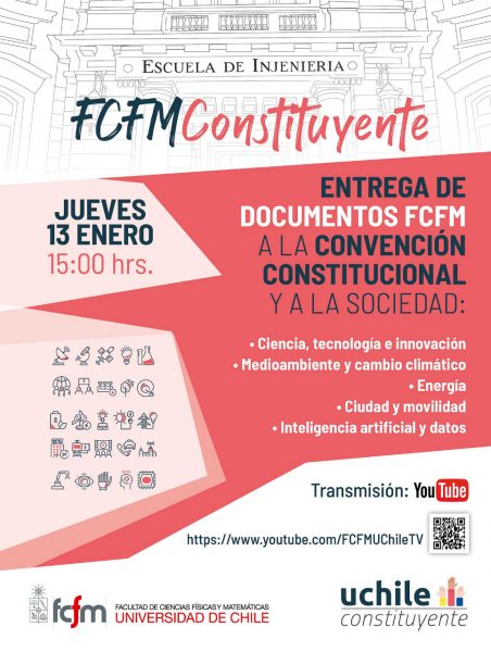 Entrega de documentos FCFM a la Convención Constituyente y a la Sociedad