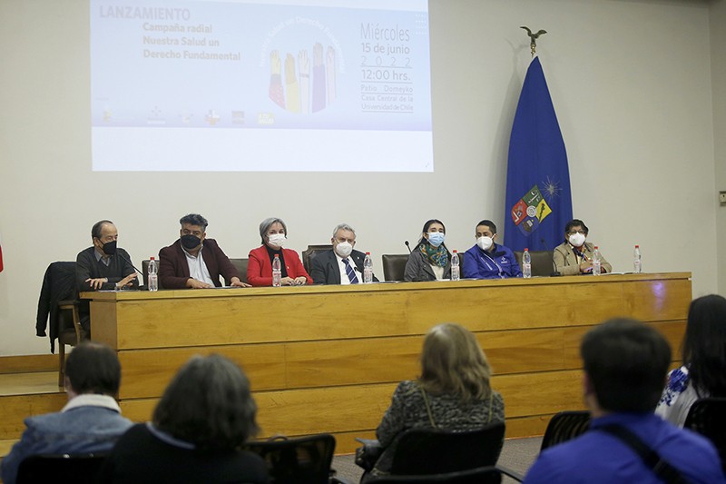 U. de Chile y organizaciones ciudadanas presentan Campaña radial por el Derecho a la Salud